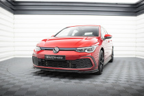 Volkswagen Golf MK8 GTI / R-Line 2020+ Frontläpp / Frontsplitter V.4 Maxton Design